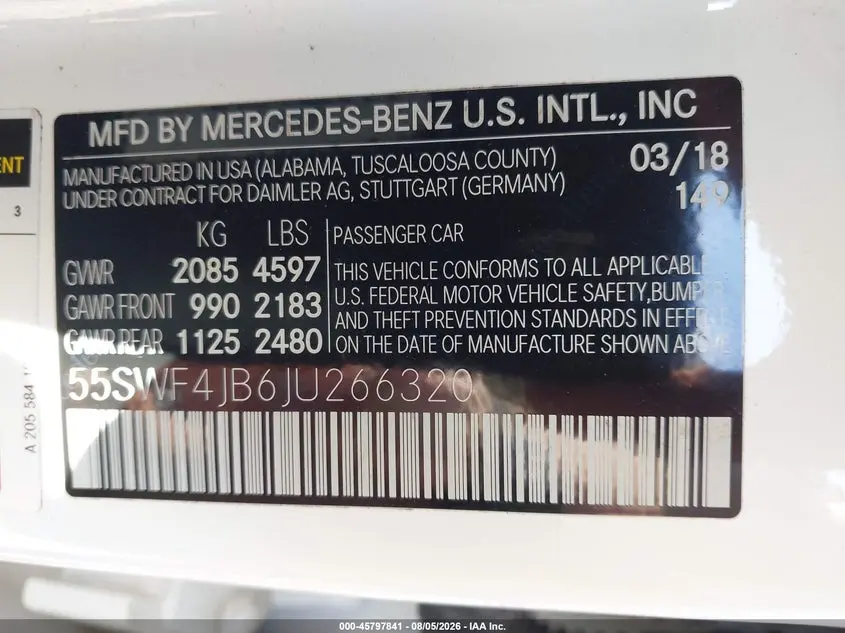 2018 MERCEDES-BENZ C 300  
