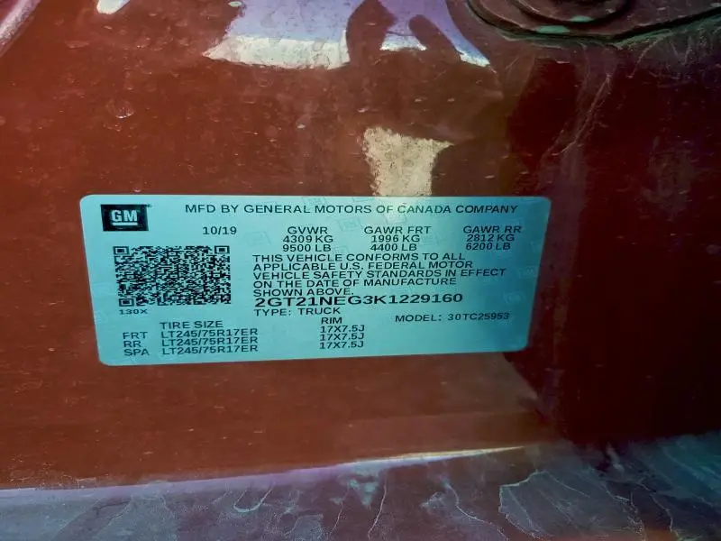 2019 GMC SIERRA C2500 HEAVY DUTY  