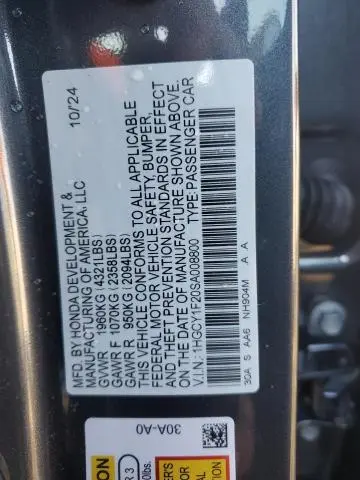 2025 HONDA ACCORD LX