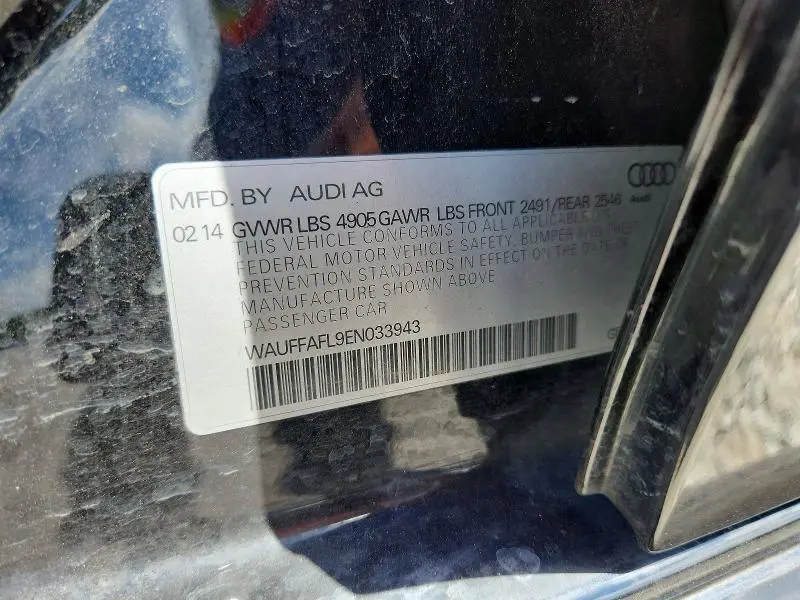 2014 AUDI A4 PREMIUM PLUS  