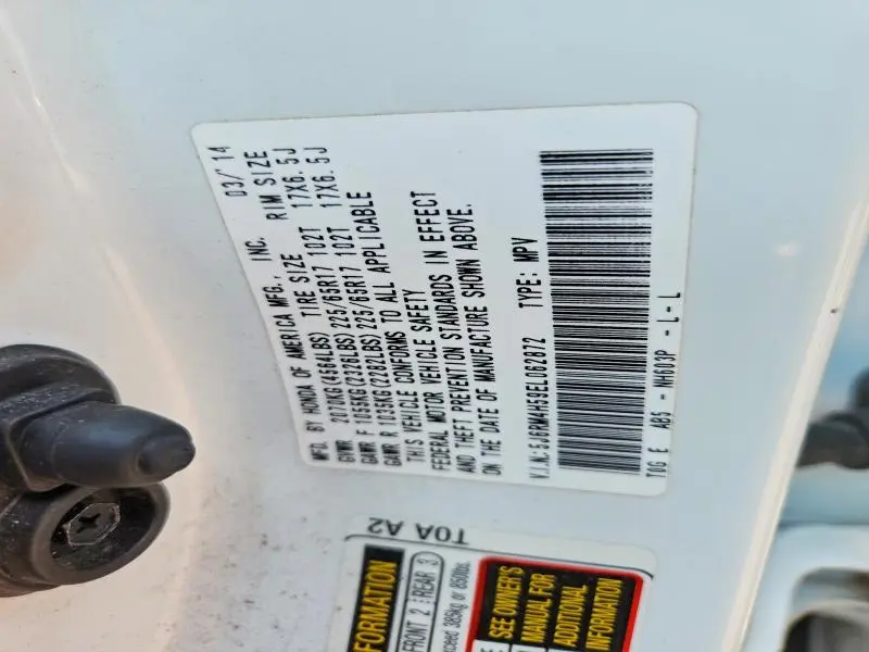 2014 HONDA CR-V EX  