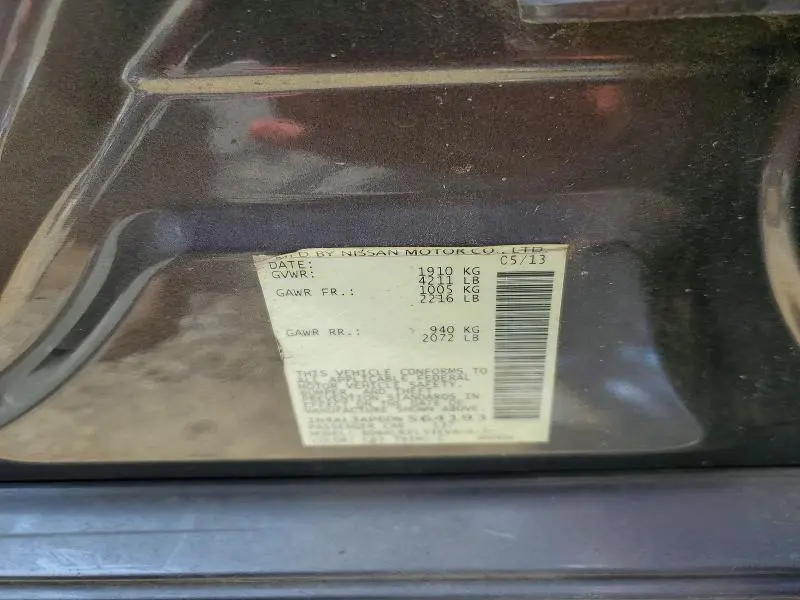 2013 NISSAN ALTIMA 2.5  