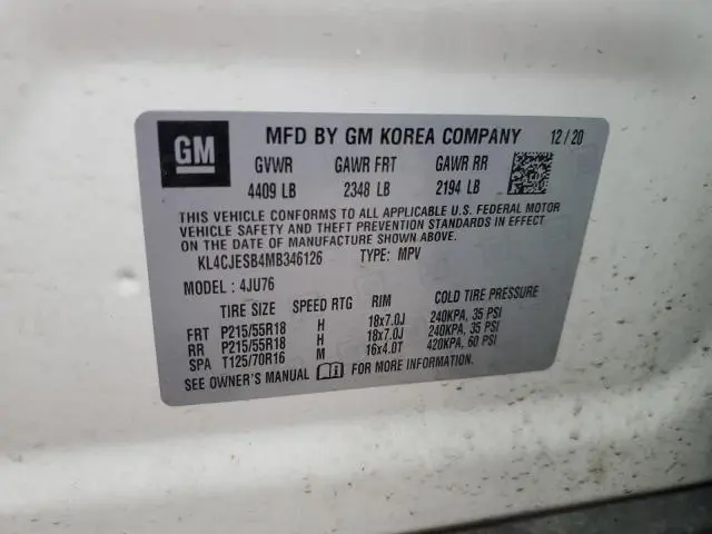 2021 BUICK ENCORE PREFERRED  