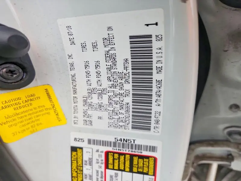 2018 TOYOTA TACOMA SR5 V6  