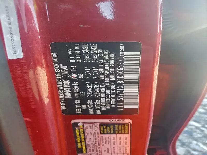 2013 HYUNDAI SANTA FE SPORT   