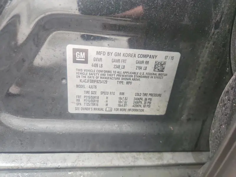 2015 BUICK ENCORE CONVENIENCE  