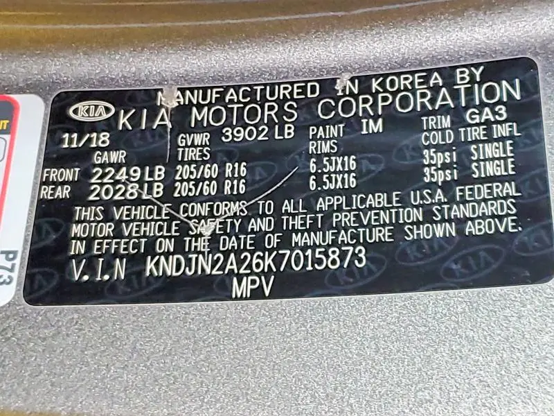 2019 KIA SOUL BASE  