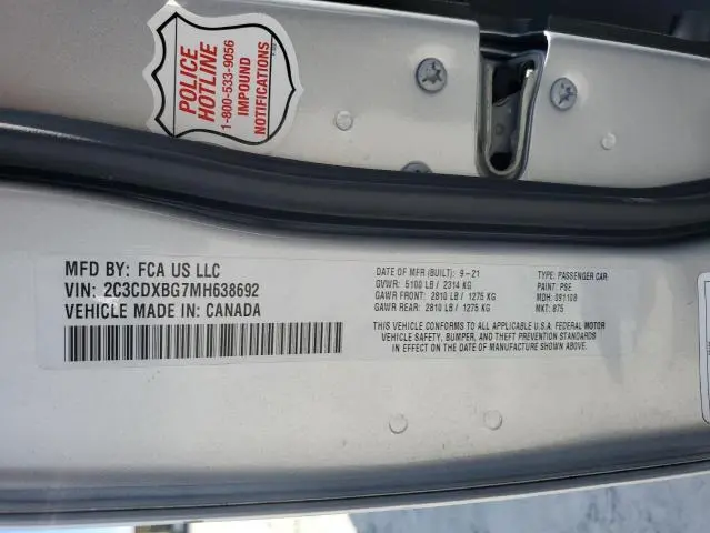 2021 DODGE CHARGER SXT  