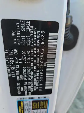 2022 KIA TELLURIDE EX  