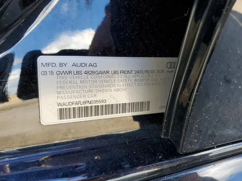 2015 AUDI A4 PREMIUM  