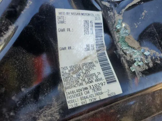 2021 NISSAN ALTIMA SV