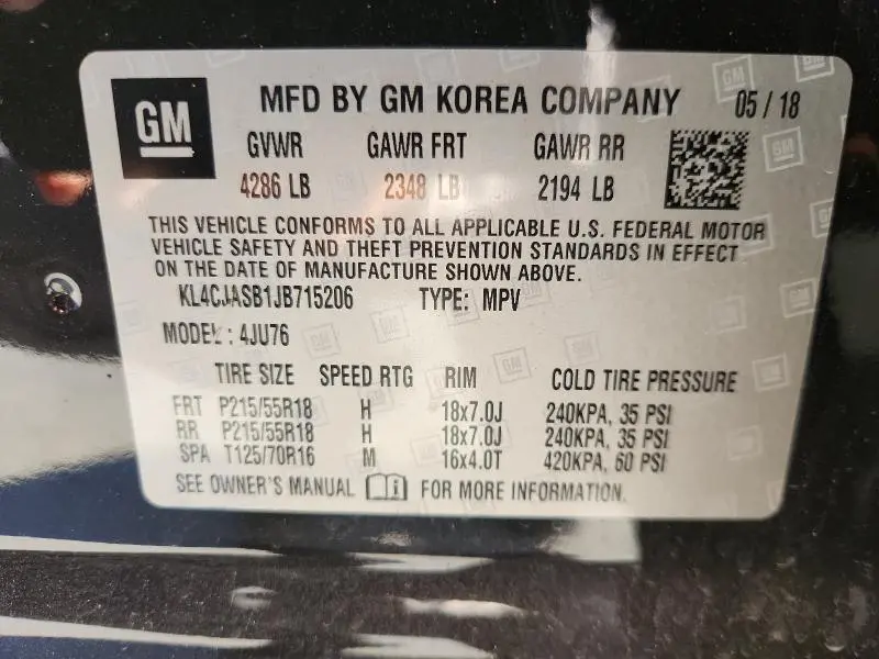 2018 BUICK ENCORE PREFERRED  