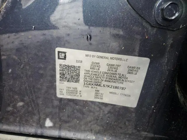 2019 GMC ACADIA SLT-1  