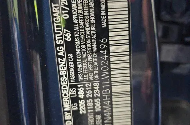 2020 MERCEDES-BENZ GLB 250 4MATIC  