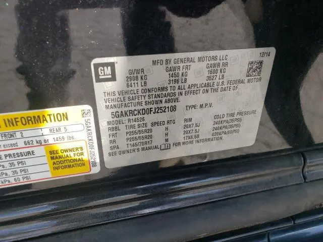2015 BUICK ENCLAVE   