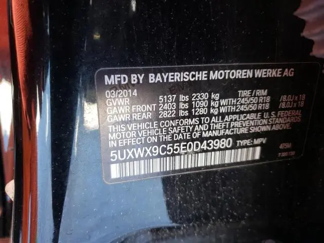 2014 BMW X3 XDRIVE28I  