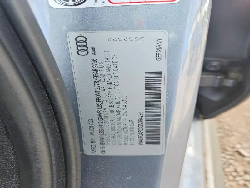 2016 AUDI A6 PREMIUM PLUS  