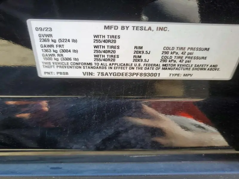 2023 TESLA MODEL Y   