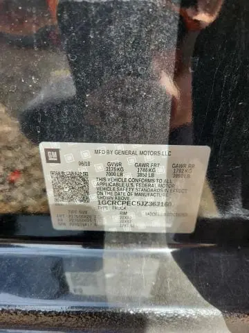 2018 CHEVROLET SILVERADO C1500 CUSTOM  