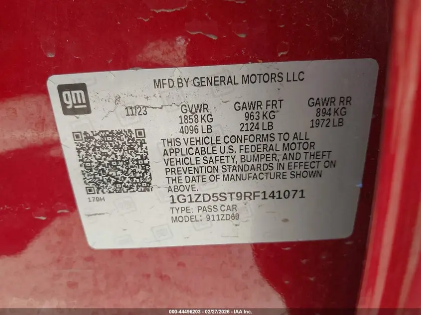 2024 CHEVROLET MALIBU FWD 1LT