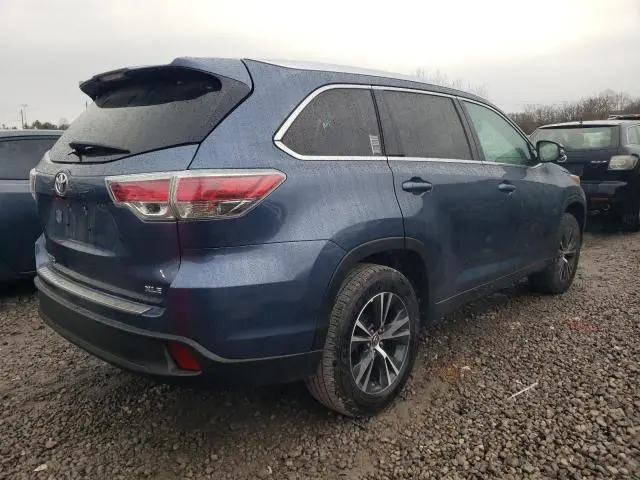 2016 TOYOTA HIGHLANDER XLE  
