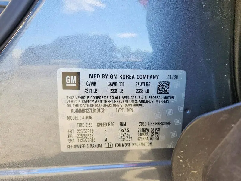 2020 BUICK ENCORE GX PREFERRED  