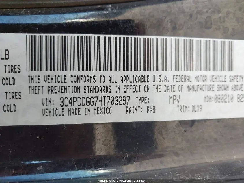 2017 DODGE JOURNEY CROSSROAD PLUS AWD