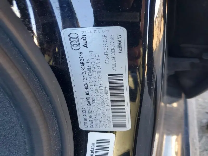 2012 AUDI A6 PRESTIGE  