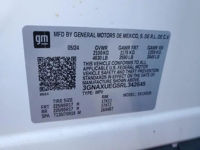 2024 CHEVROLET EQUINOX LT  