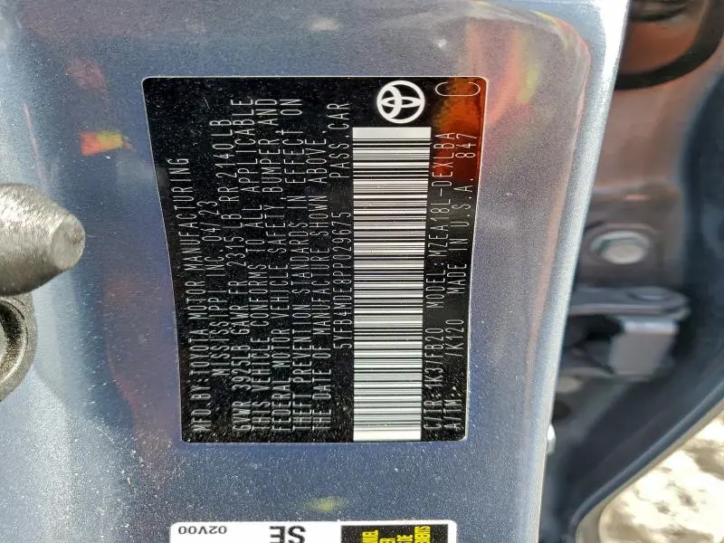 2023 TOYOTA COROLLA LE  