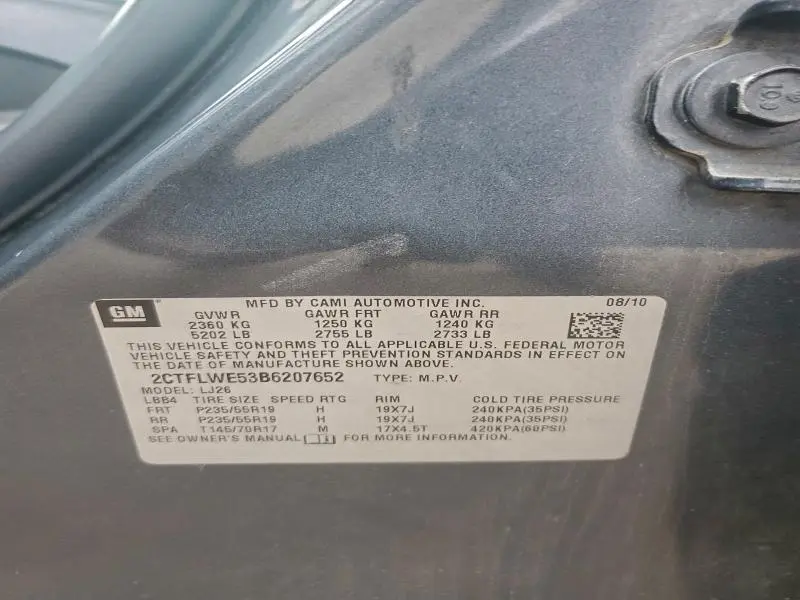 2011 GMC TERRAIN SLT  