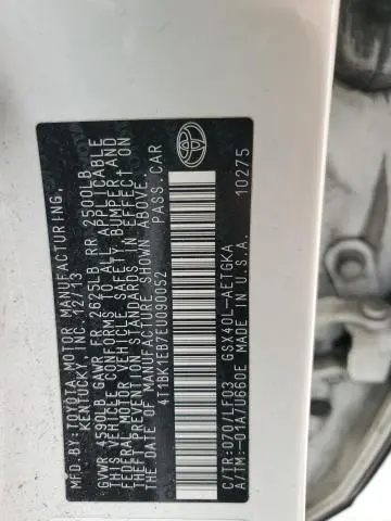 2014 TOYOTA AVALON BASE