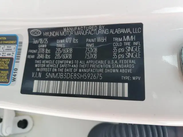 2025 HYUNDAI TUCSON SEL  