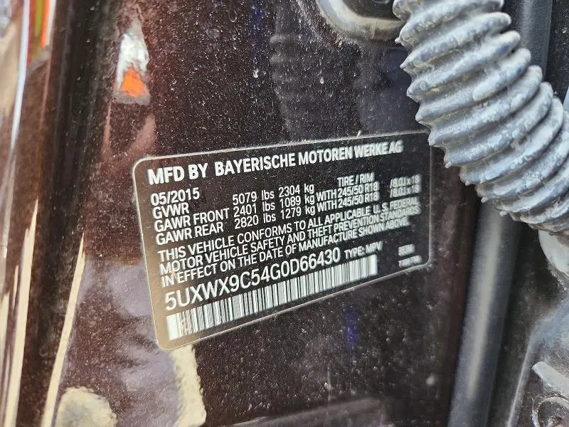 2016 BMW X3 XDRIVE28I  