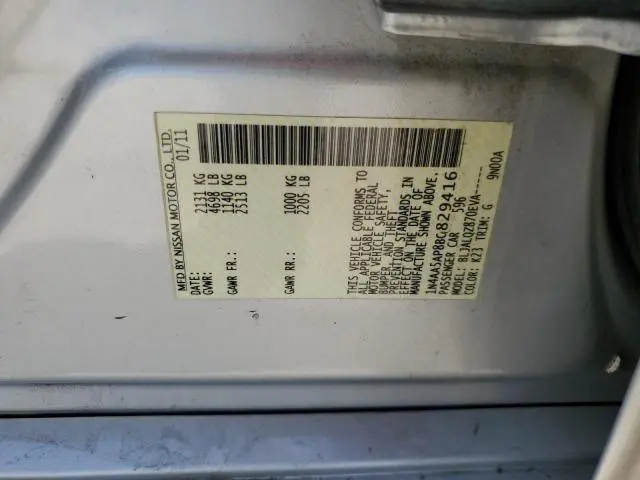 2011 NISSAN MAXIMA S  