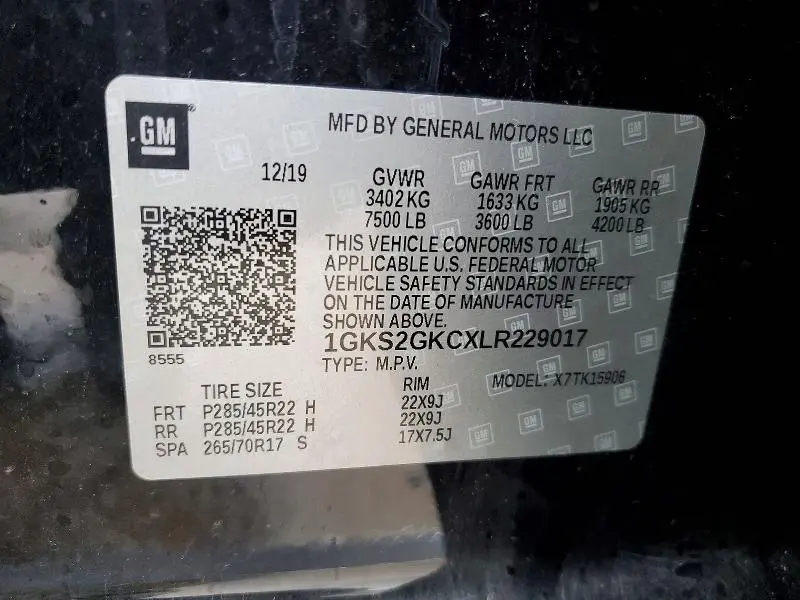 2020 GMC YUKON XL K1500 SLT  