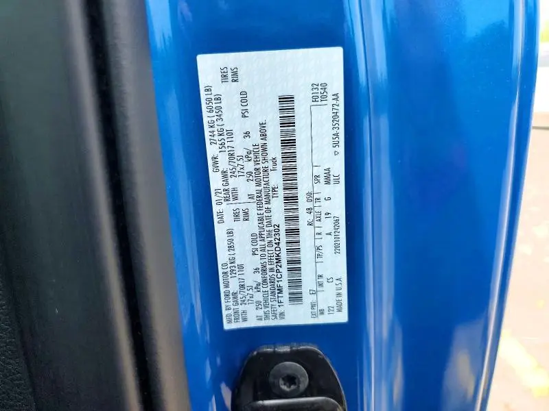 2021 FORD F150   