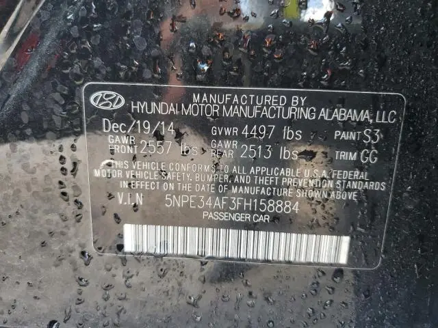 2015 HYUNDAI SONATA SPORT  