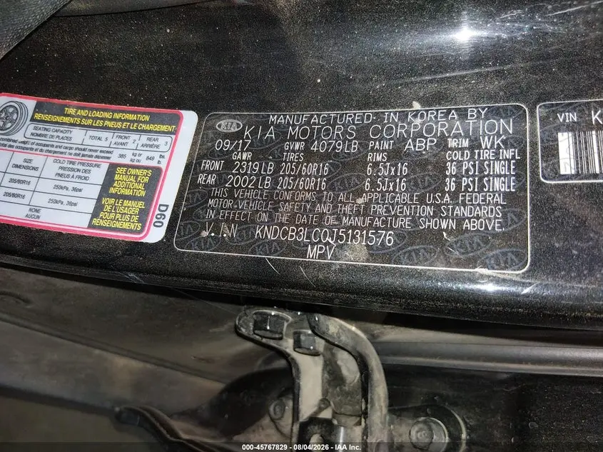 2018 KIA NIRO FE