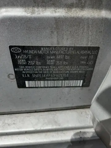 2018 HYUNDAI SONATA LIMITED  
