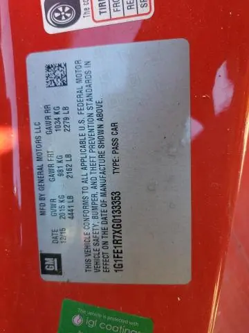 2016 CHEVROLET CAMARO SS  