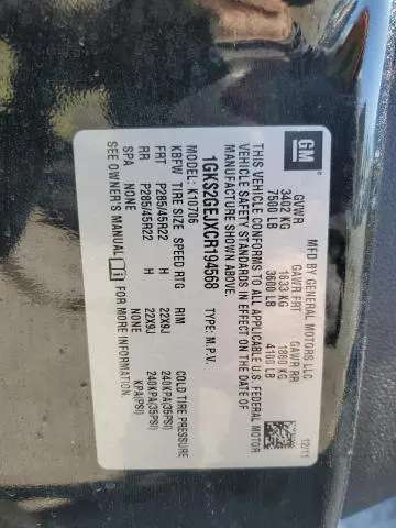 2012 GMC YUKON DENALI HYBRID  