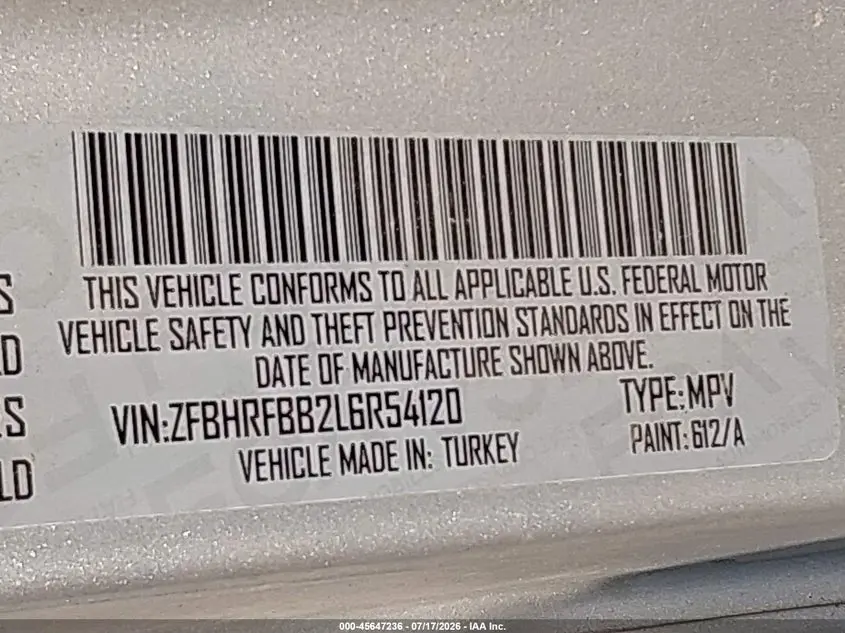 2020 RAM PROMASTER CITY SLT