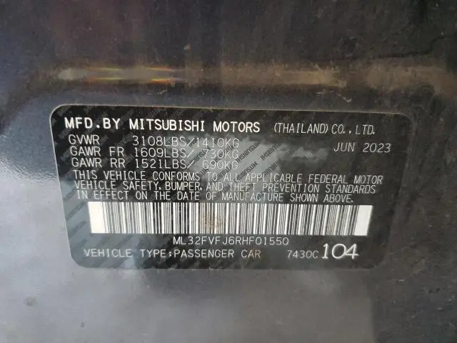 2024 MITSUBISHI MIRAGE G4 SE