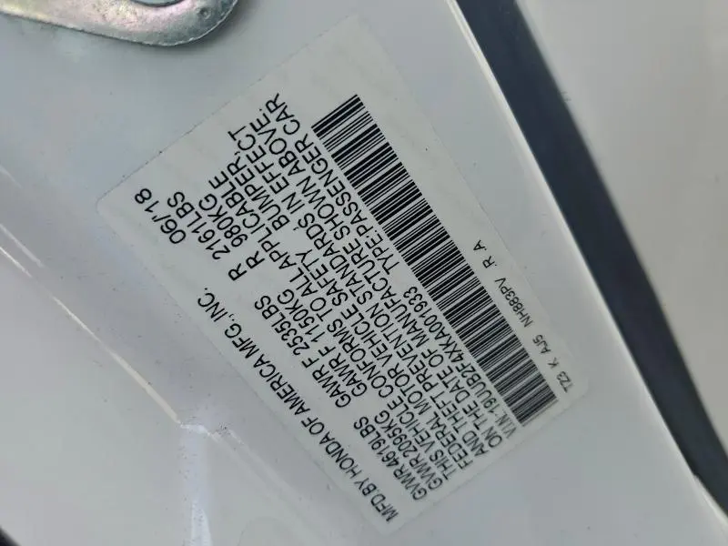 2019 ACURA TLX TECHNOLOGY  