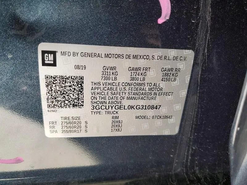 2019 CHEVROLET SILVERADO K1500 LTZ  