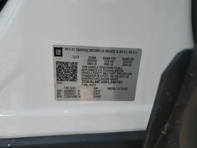 2019 GMC TERRAIN SLE  