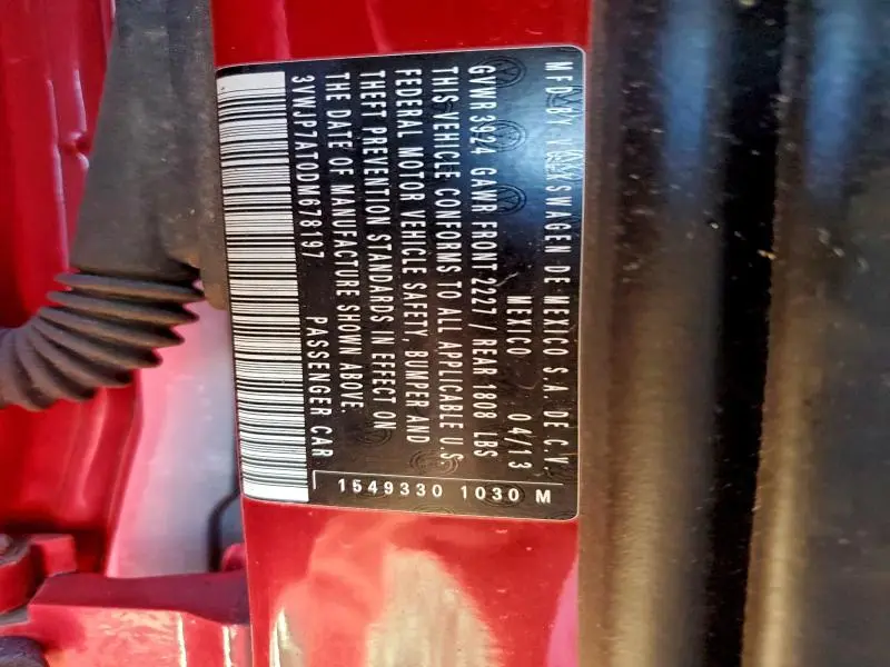 2013 VOLKSWAGEN BEETLE   