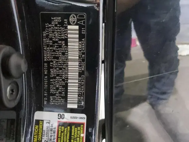 2016 TOYOTA COROLLA L  