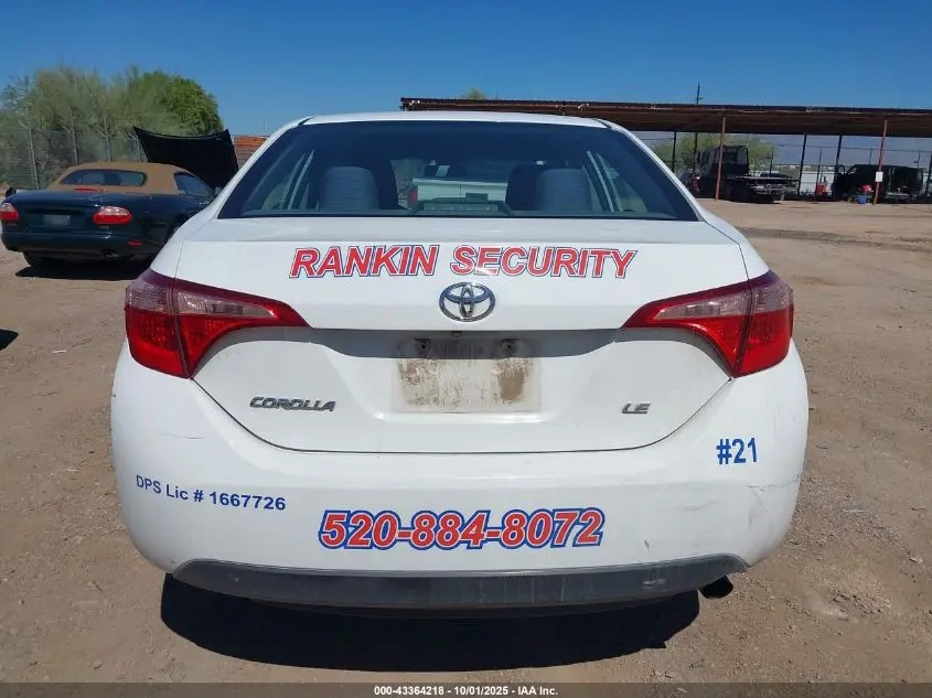 2018 TOYOTA COROLLA LE